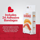 BioSwiss Bandages, Sushi Shaped Self Adhesive Bandage, Latex Free Sterile Wound Care, Fun First Aid Kit Supplies for Kids and Adults, 24 Count by TinyTreasures Baby Boutique