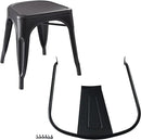 Amazon Basics Metal Dining Chairs, Matte Black, 1 Count (Pack of 4) by CozyNest Decor