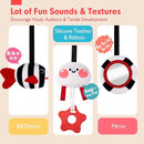 hahaland Car Seat Baby Toys 0-3 Months Developmental Carseat Toys for Infants 0-6 Months Stroller Baby Toys 6 to 12 Months Infant Toys for Ages 0-2 Baby Girl Gifts Travel Toys 0-6 Months by TinyTreasures Baby Boutique