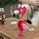 Kircust Flamingo Decor Yard Decorations Outdoor Garden Statue Outside Metal Bird Courtyard Art Pink Flamingos for Patio Backyard Porch Decoration by CozyNest Decor