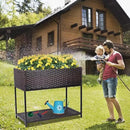 WONDER GARDEN Raised Garden Bed-Planter Box - Elevated Raised Garden Beds Outdoor with Legs & Storage Shelf for Vegetables Flower Herb Backyard Patio by GreenHaven Gardens