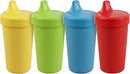 Re-Play Sippy Cups for Toddlers - 10 Oz. Reusable Spill Proof Cups for Kids, Dishwasher/Microwave Safe - Made in USA - Set of 4-3.13" x 6.25" - Preschool by TinyTreasures Baby Boutique