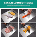 Titanium Cutting Board, New Upgrade Pure Titanium Cutting Boards for Kitchen,Food Grade 316 Stainless Steel Cutting Board，Double sided Dishwasher Safe 18.1 * 11.8inch by CozyNest Decor