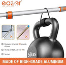 Eazer Floor Squeegee Broom: Heavy Duty Scrubber with Extendable 50.3'' Aluminum Pole and Rubber Blade for Kitchen, Swimming Pool, Concrete Floors,Shower,Tiles,Garages,Windows,Glass,Pet Hair Removal by GreenHaven Gardens