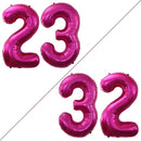 GOER Number 23 Balloons for 23rd Birthday Party Decorations,42 Inch Jumbo Foil Helium 32 Balloons for 32nd Birthday Party Decoration (Bright Peach) by TinyTreasures Baby Boutique