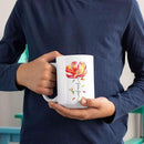 Personalized Flower Blossom Decorative Mug, Custom Name On Flower Coffee Cup, Novelty Floral Accent Mug 11oz 15oz, Customized Flower Lover Ceramic Cup, Gift For Friend Coworker by CozyNest Decor