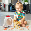 Walking Cat Toy for Kids with Backpack,Electronic Pet Puppy W/Walking&Barking,Interactive Plush Stuffed Toys,Puppy Pet Care Gifts for Girls Boys Toddlers 3 4 5 Year Old Boys by TinyTreasures Baby Boutique