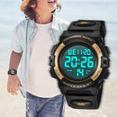 Kids Watch,Boys Watch for 3-15 Year Old Boys,Digital Sport Outdoor Multifunctional Chronograph LED 50 M Waterproof Alarm Calendar Analog Watch for Children with Silicone Band,Kids Gift by TinyTreasures Baby Boutique