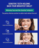 MySmile 7 Treatment Prefilled Teeth Whitening Trays 12% Hydrogen Peroxide and Fluoride Free Nano Hydroxyapatite Toothpaste Combo for Sensitive Teeth Relief, Enamel Repair and Teeth Remineralization by CozyNest Decor