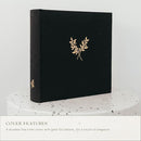Elegant Linen Photo Album - 200 Acid-Free Pockets for 4x6 Pics - Perfect for Weddings & Gifts by TinyTreasures Baby Boutique