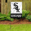 WinCraft White Sox Garden Flag with Stand Holder Flagpole by GreenHaven Gardens