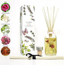 LOVSPA Reed Diffuser Set, Wild Flowers Scented Oil Diffuser with Sticks, Home Fragrance Accessories for Bathroom Shelf Decor, Aroma Diffusers for Home or Office Desk, USA Made by CozyNest Decor