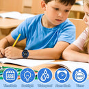 Kids Watch,Boys Watch for 3-15 Year Old Boys,Digital Sport Outdoor Multifunctional Chronograph LED 50 M Waterproof Alarm Calendar Analog Watch for Children with Silicone Band,Kids Gift by TinyTreasures Baby Boutique