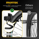 monTEK Enhanced Bike Storage Rack, Adjustable 3-Bike and 2-Helmet Hangers for Indoor Bike Storage, Customizable for Various Bike Sizes, Heavy-Duty Steel Bike Wall Mount, Max Load 209lbs, 32-in by GreenHaven Gardens