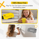 4-in-1 Handheld Tic Tac Toe Game Portable Electronic Board Games for Kids & Adults, Travel Fun & Memory Growth Gift, Orange by TinyTreasures Baby Boutique
