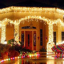 JMEXSUSS 800 LED Icicle Lights for Outside, Icicle Christmas Lights Outdoor, Warm White Christmas Lights for House Holiday Party Wedding Christmas Decorations by GreenHaven Gardens