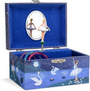 Jewelkeeper Girl's Musical Jewelry Storage Box with Spinning Ballerina, Glitter Design, Swan Lake Tune by TinyTreasures Baby Boutique