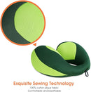 INFANZIA Kids Chin Supporting Travel Neck Pillow, Helps Support Head and Neck, Comfortably Designed for Head, Neck, and Chin Support - Gifts for Toddler/Child/Kids, Green by TinyTreasures Baby Boutique