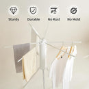 JOOM Clothes Drying Rack Portable Foldable - Drying Rack Clothing Space Saving,Collapsible Drying Rack for Laundry,Travel,Indoor,Outdoor. Folding Clothing Rack Home and Travel (Small Silver) by CozyNest Decor