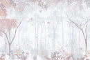 Forest Fabric Mural Wallpaper for Living Room Bedroom Dining Room(Not Self-Adhesive) by TinyTreasures Baby Boutique