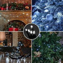 weillsnow White Christmas Fairy Lights Plug in, 200 LED 66FT Waterproof Christmas String Lights, 8 Modes with Memory for Outdoor Indoor Wedding Garden Christmas Decorations (66FT, White) by GreenHaven Gardens