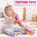 Sumobaby Baby Toys 0-6 6-12 Months,Music Caterpillar Plush Toy with Baby Mirror, Pull String&Crinkle Rattle,Infant Sensory Toys,Tummy Time for 0-3-6-12 Month Boys Girls Newborn Gifts (Pink-Branch) by TinyTreasures Baby Boutique