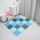 MQIAOHAM® 18 Pieces Puzzle Play Mats, Soft Baby Play Mat, Kids Interlocking Foam Floor Tiles, Toddlers Carpet Playmats G301018-107108112 by TinyTreasures Baby Boutique