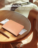 ALLIVE Passport Holder for Travel Women Men,Genuine Leather Passport Cover Wallet,Travel Must Haves Airport Essentials Travel Gifts Beige by TinyTreasures Baby Boutique