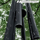 ASTARIN Extra Large Wind Chimes Outdoor Deep Tone,66 Inch Wind Chimes for Outside with 6 Tubes Tuned Relaxing Melody,Memorial Wind Chimes Large for Mom,Garden Decor,Black by CozyNest Decor