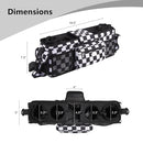 TOPDesign Universal Baby Stroller Organizer, Double Stroller Caddy with Detachable Mesh Bag & Heightened Insulated Cup Holders & Non-Slip Secure Hooks Accessories, Fits Most Strollers (Checkerboard) by TinyTreasures Baby Boutique