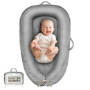 Baby Lounger - Infant Lounger for Newborn 0-24 Months, Pure Cotton Breathable Baby Nest Lounger Cover, Newborn Essentials for Baby Boys & Girls, Portable Baby Lounger for Home and Travel by TinyTreasures Baby Boutique