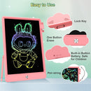 8.5 Inch LCD Writing Tablet for Kids, Colorful Toddler Doodle Board - Erasable Drawing Pad, Educational Learning Toy for Ages 3-8 - Valentine's Day Christmas Birthday Gifts (8.5 Inch, Pink) by TinyTreasures Baby Boutique