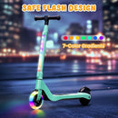 CBD Electric Scooter for Kids, 6 Mph Top Speed, Up to 5 Miles Range, 5.3" Solid Tires Wheel and Front Light, Kick Scooter Adjustable Height for Kids Age 6-12 by TinyTreasures Baby Boutique