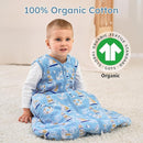 Yoofoss Baby Sleep Sack 0-6 Months, 1.5 Tog Baby Wearable Blanket with 2-Way Zipper, 100% Cotton Organic Fabric Winter Infant Sleeping Sack, Warm Soft Comfy by TinyTreasures Baby Boutique