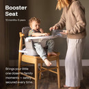 HARPPA 6 in 1 Baby High Chair, Convertible Infant Feeding Chair for Babies & Toddlers Table, Dining Booster Seat with Removable Tray, Grey by TinyTreasures Baby Boutique