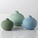 Ceramic Vase Set of 3, Mini Flower Vase for Home Decor, Modern Vase, Small Flower Vases for Dining Table Centerpieces,Living Room,Shelf,Mantel and Entryway Display by CozyNest Decor
