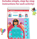 Skillmatics Scissor Skills Activity Book - Snip Snip, 25 Fun Cutting & Creative Activities for Preschoolers, 2 Child-Safe Scissors, Fine Motor Skills Craft Kit, Gifts for Kids Ages 3, 4, 5, 6, 7 by TinyTreasures Baby Boutique