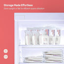 Nuliie 120 Pcs Breastmilk Storage Bags, 8 OZ Breast Milk Storing Bags, BPA-Free, Milk Storage Bags with Pour Spout for Breastfeeding, Self-Standing Bag, Space Saving Flat Profile by TinyTreasures Baby Boutique