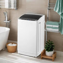ROVSUN 17.8LBS Portable Washing Machine, Full-Automatic Electric Laundry Machine with Stainless Steel Drum, 110V Compact Washer and Spin Dryer Combo with Drain Pump for Apartment, Dorms, RV, Home by CozyNest Decor