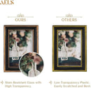 AELS 4x6 Inch Vintage Picture Frame, Elegant Luxury Antique Photo Frames with Glass Front, Photo Display, Tabletop Wall Hanging, Gift Ideas, Pearl Pattern by CozyNest Decor