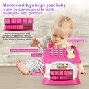 OKREVIEW Toys for 1+ Year Old Girls - Montessori Musical Toys for Toddlers Age 1-2, 8-in-1 Multi-Functional Music House with Sound, Lights, Music, Great Gifts for 1+ Year Old Girls Birthday Xmas by TinyTreasures Baby Boutique