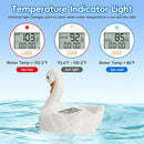b&h Baby Bath Thermometer, Swan Digital Infant Safe Bath Thermometer - Reliable Temperature Readings - Easy to Read Screen- Shower Timer - Waterproof and Floats in Water, Newborn Must Haves by TinyTreasures Baby Boutique