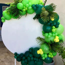 130pcs Dark Green Balloons Different Sizes 18" 12" 10" 5" Hunter Green Balloons for Birthday Dinosaur Baby Shower St. Patrick's Day Summer Jungle Forest Safari Party Decorations by CozyNest Decor