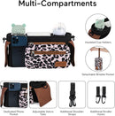 Momcozy Universal Stroller Organizer with Insulated Cup Holder Detachable Phone Bag & Shoulder Strap, Fits for Stroller like Uppababy, Baby Jogger, Britax, BOB, Umbrella and Pet Stroller by TinyTreasures Baby Boutique