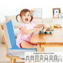 Kalawen Upgraded 2Pcs PU Washable Straps Safety Buckle Toddler Booster Seat for Kitchen Chair, Portable Travel by TinyTreasures Baby Boutique