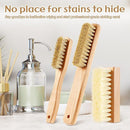 3 Pcs Wood Laundry Stain Brush Stain Remover Brushes with Boar Bristle Small Stain Brush for Clothes for Scrubbing Stains from Furniture Fabric Leather(3 Pcs D) by CozyNest Decor