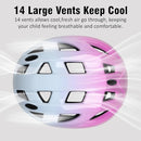 Kids Bike Helmet,2 Sizes Adjustable for Youth Child Boys & Girls Ages 3-5-8-14,Ventilation and Multi-Sport for Bicycle Scooter Skate by TinyTreasures Baby Boutique