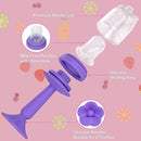 KingKam Baby Breastmilk Popsicle Molds & Baby Fruit Feeder Combo (2 Pack), Breastmilk Popsicle Molds for Teething Relief, BPA Free Silicone Feeder Teether Pops for Babies Infant Self Feeding, 4m+ by TinyTreasures Baby Boutique