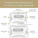 Natural Ceramic gua sha Massage Tool, face and Body guasha, Lymphatic Drainage Trigger, guasha Board, face Lift, Muscle Relief Massage Board by CozyNest Decor