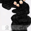 10FT 12 Pack Black Cheesecloth Table Runner 20 x 120 Inch Long Boho Fabric Rustic Cheese Cloth Table Runner for Wedding Bridal Shower Baby Shower Gauze Sheer Birthday Party Table Decorations by CozyNest Decor